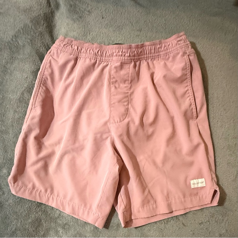 Hollister Men's Light Pink Athletic Shorts